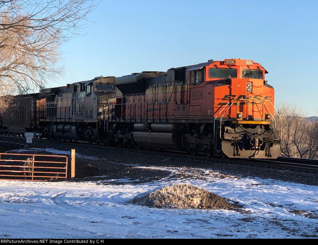 BNSF 9206/KCSM 4555